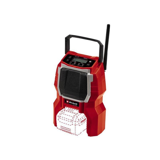 Einhell TC-RA 18 Li BT - Solo Cordless Radio 18V Bare Unit Einhell - UK Camping And Leisure
