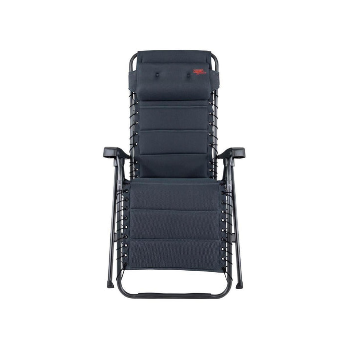 Crespo Zero Gravity Chair AP/232 Air Deluxe Grey Crespo - UK Camping And Leisure
