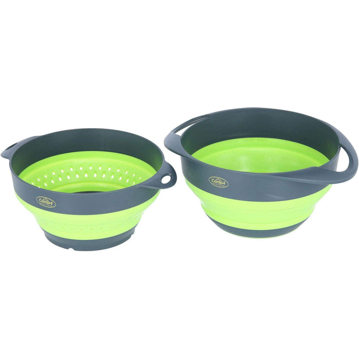 MDS1203 Reimo Collapsible Bowl and Collander Set 94108 Camp 4 - UK Camping And Leisure