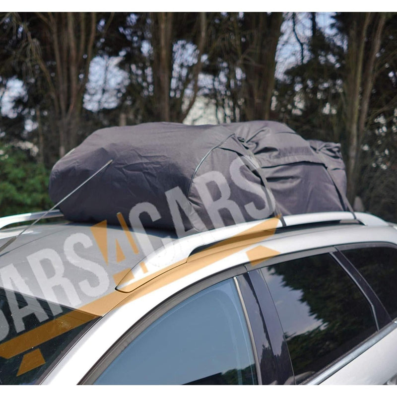 458 Litre Large Car Cargo Travel Rain Proof Roof Top Bag Storage Carrier Box Streetwize - UK Camping And Leisure