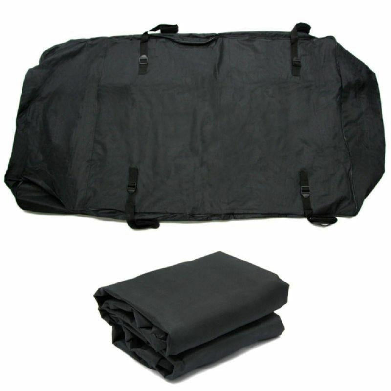 458 Litre Large Car Cargo Travel Rain Proof Roof Top Bag Storage Carrier Box Streetwize - UK Camping And Leisure