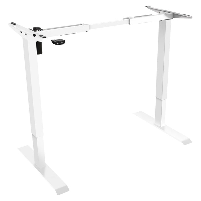 Dellonda Single Motor Ultra-Quiet Adjustable-Height Desk Frame 70kg Capacity Dellonda - UK Camping And Leisure