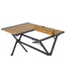 Bo-Camp Urban Collection Table Maryland Bamboo 111 x 72cm Bo-Camp - UK Camping And Leisure