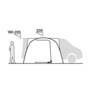 Easy Camp Reine Driveaway Awning Campervan Low (180-200cm) - View 12