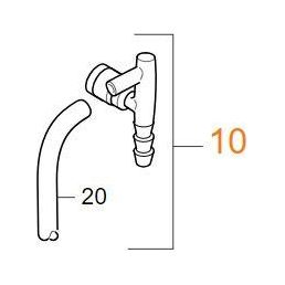 Truma Combi Elbow White 34020-63900 Truma - UK Camping And Leisure