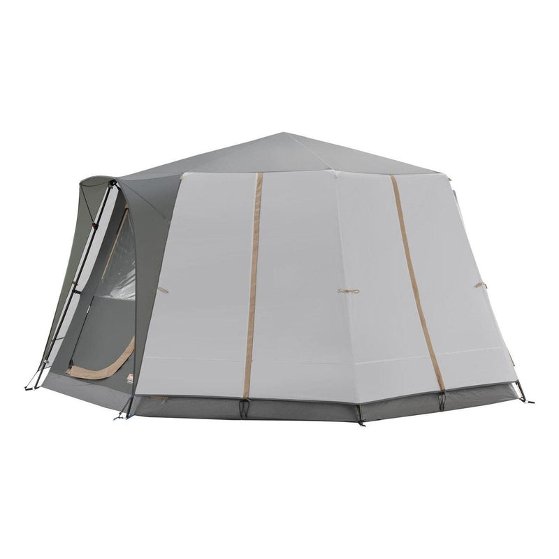 Coleman Cortes Octagon 8 Tent Grey Camping Family Festivals Glamping Coleman - UK Camping And Leisure