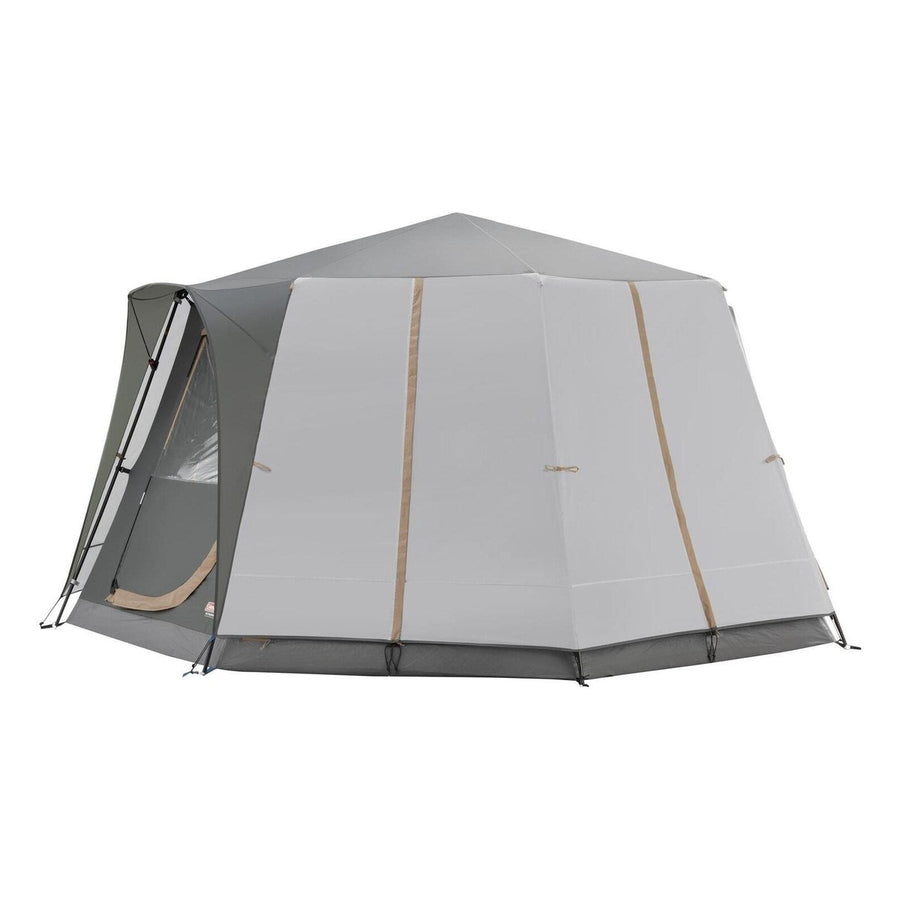 Coleman Cortes Octagon 8 Tent Grey Camping Family Festivals Glamping Coleman - UK Camping And Leisure