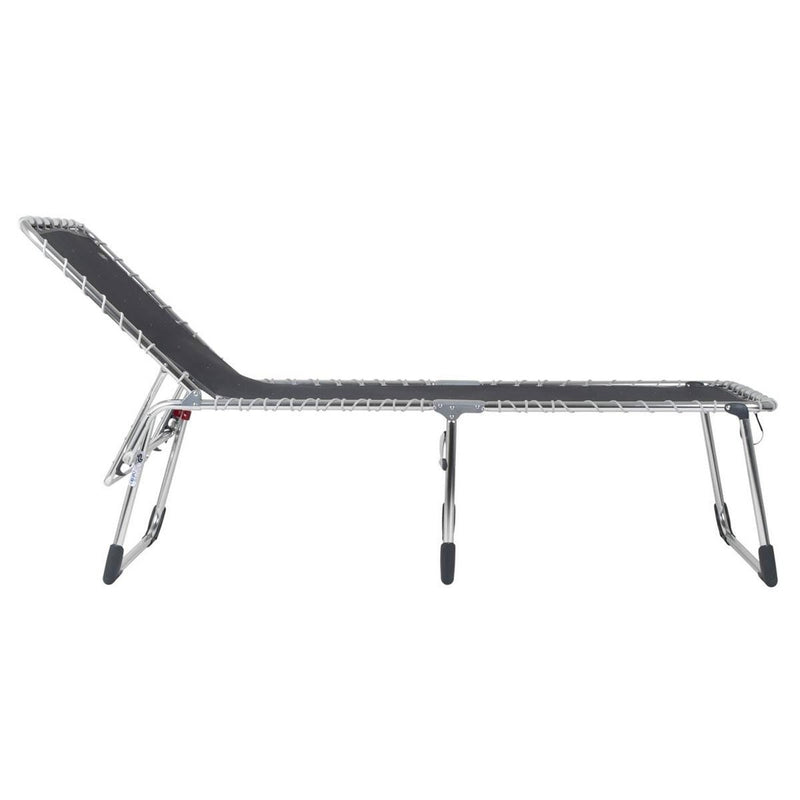Crespo Lounger XL AL/364 Dark Grey Crespo - UK Camping And Leisure