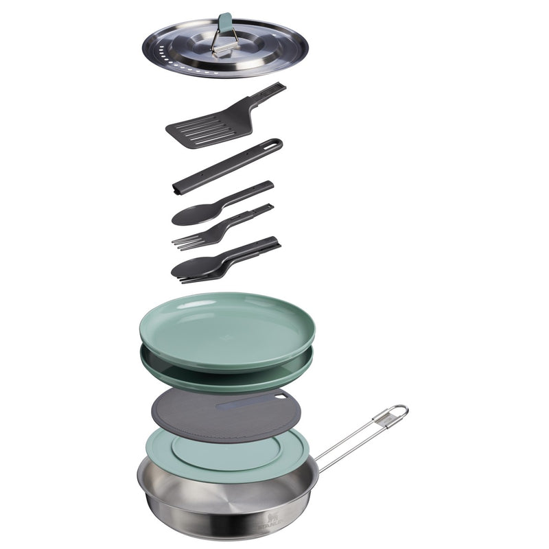 Stanley Wildfare Core Fry Pan Cookset Shale/Charcoal Stanley - UK Camping And Leisure