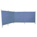 Blue Diamond Windbreak 5 Wooden Pole Canvas Navy Blue Stripe Caravan Camping 3.6M Blue Diamond - UK Camping And Leisure