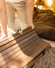 Travellife Iver Table Lounge Walnut 90 2129320 | lightweight, camping table, glamping, garden