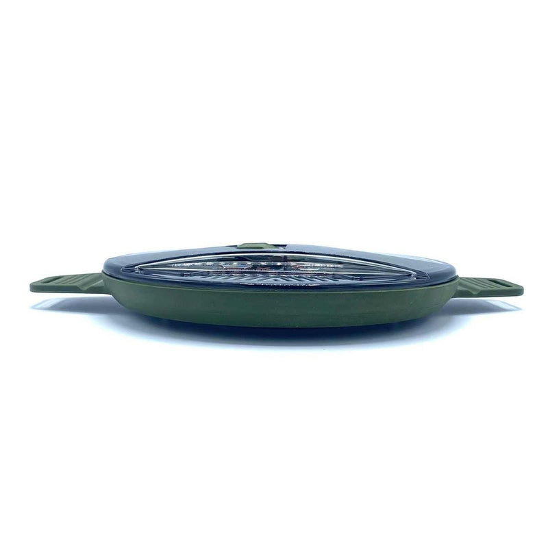 Wolf Outdoors EzyStow Collapsible Cooking Pot 2.5L Olive Green Wolf Outdoors - UK Camping And Leisure