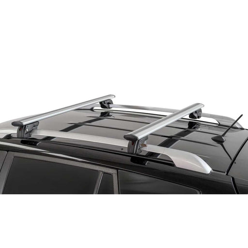 Menabo Jackson Silver Raised Rail Roof Bars (90kg Max.) Menabo - UK Camping And Leisure