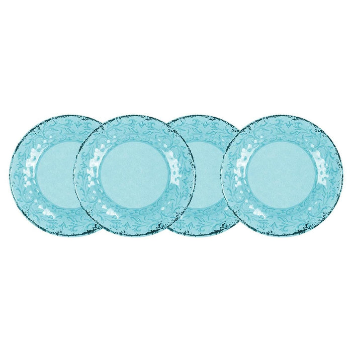Gimex Stone Line Plate Opal 4 Pieces Gimex - UK Camping And Leisure