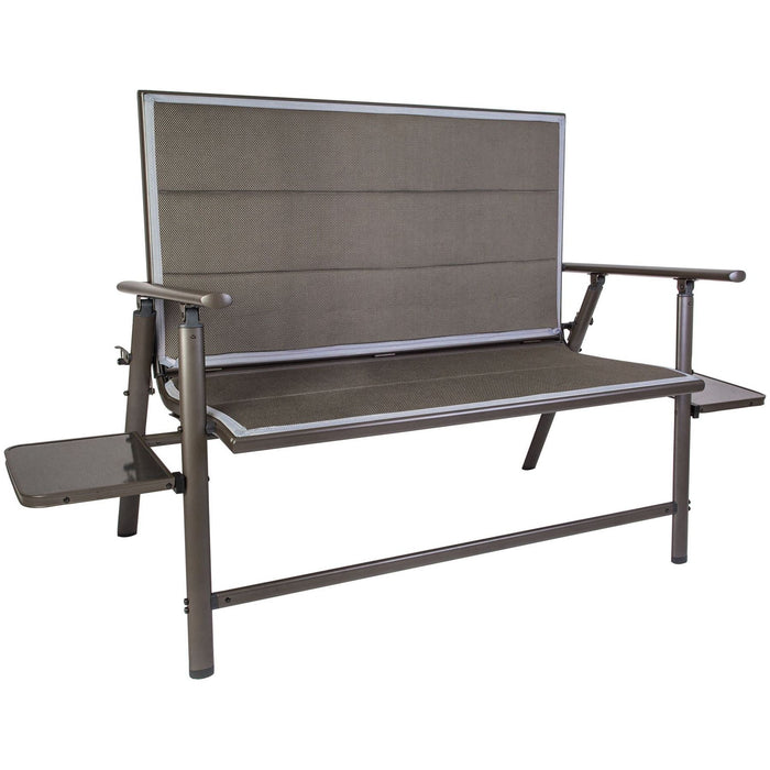 Naples Pro Bench with side tables f1327 Quest - UK Camping And Leisure