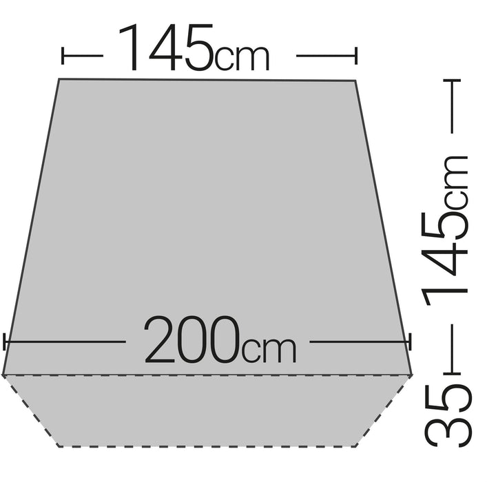 Quest Screen House 4 Mini pop up Gazebo Grey Quest Leisure - UK Camping And Leisure