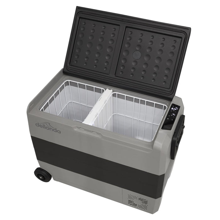 Dellonda Portable Fridge Freezer/Cool Box with LED Display 60L DL15 Dellonda - UK Camping And Leisure