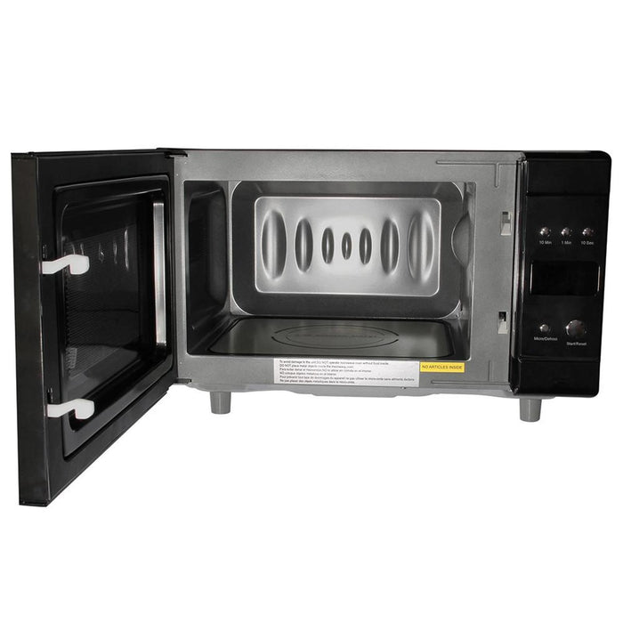 AG Flatbed Microwave 20L in Black 700W 230V