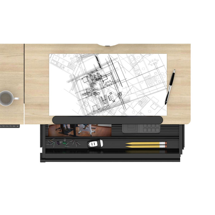 Dellonda Single Motor Ultra-Quiet Electric Adjustable Drawing Table Dellonda - UK Camping And Leisure