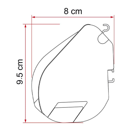 Fiamma F35pro 220 Deep Black - Royal Grey Fiamma - UK Camping And Leisure