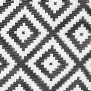 Bo-Camp Urban Collection Chill Mat Kingston Black/White Bo-Camp - UK Camping And Leisure