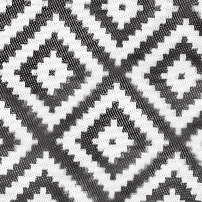 Bo-Camp Urban Collection Chill Mat Kingston Black/White Bo-Camp - UK Camping And Leisure