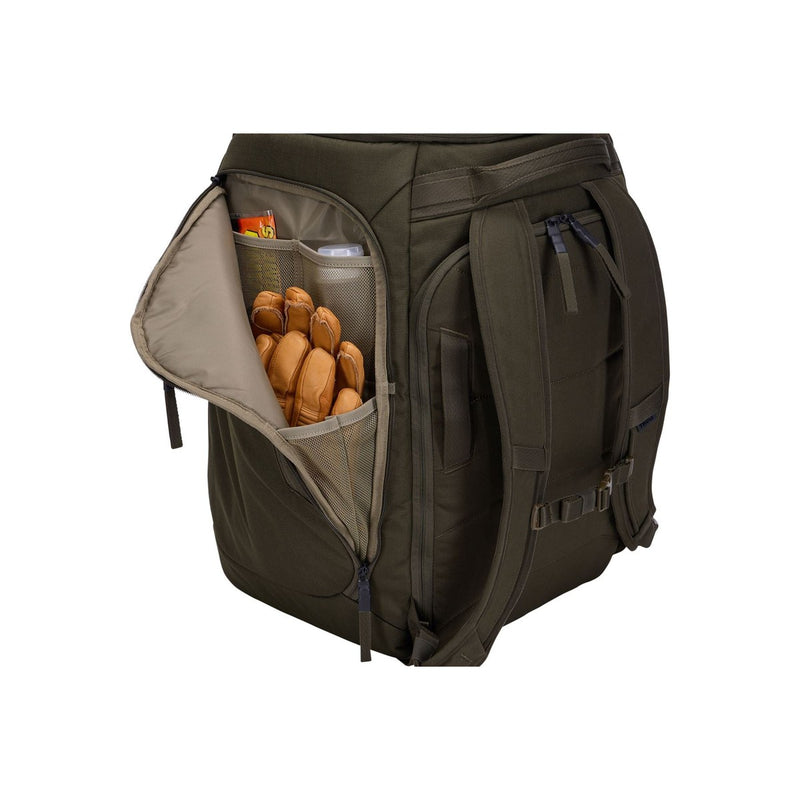 Thule RoundTrip Snowboard and ski boot backpack 60L deep khaki Thule - UK Camping And Leisure