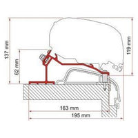 Fiamma F80/F65 Adapter Kit Hobby Premium Ontour >2012 98655Z089