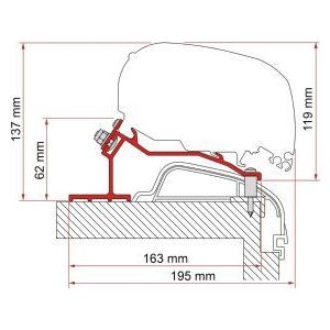 Fiamma F80/F65 Adapter Kit Hobby Premium Ontour >2012 98655Z089 Fiamma - UK Camping And Leisure