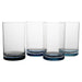 Gimex Colour Line Water Glass Sky 320ml 4 Pieces Gimex - UK Camping And Leisure