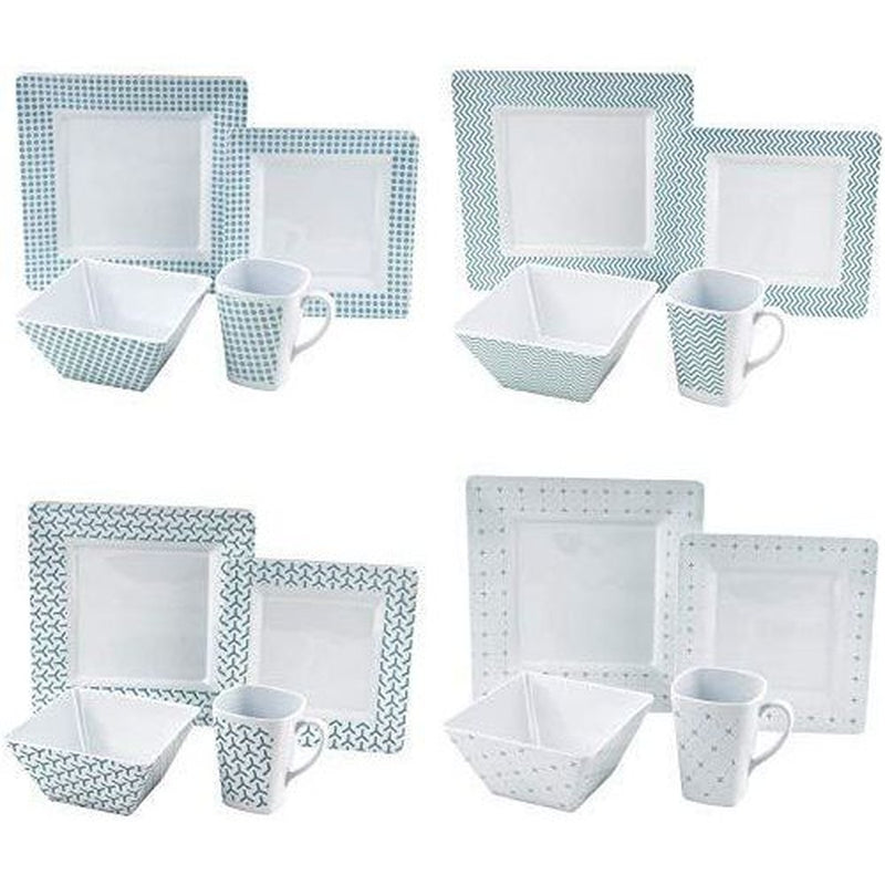 Ronde Milda Melamine Set (12Pcs) 15938866 Planete Plein Air - UK Camping And Leisure