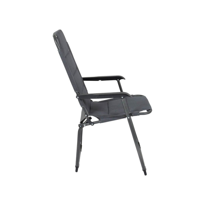 Bo-Camp Chair Copa Rio Air xl Padded Aluminium Grey Bo-Camp - UK Camping And Leisure