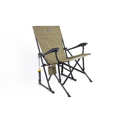 GCI Outdoor RoadTrip Rocker Camping Rocking Chair- Aged Fatigue