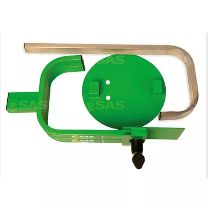 SAS Green Series V3 Compact Wheel Clamp Lightweight Theft Deterrent SAS - UK Camping And Leisure