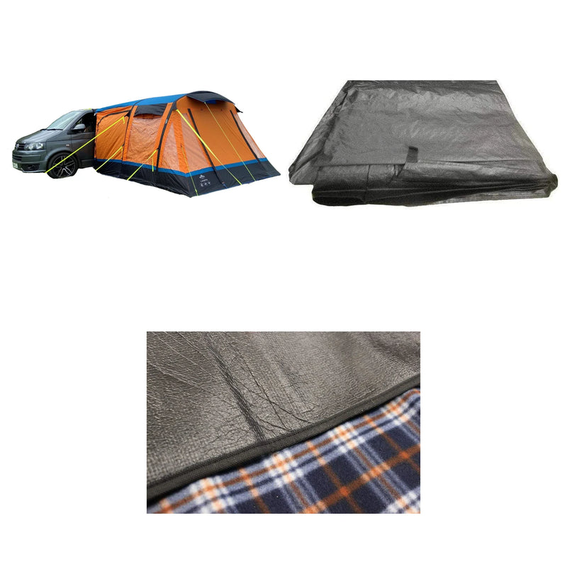 Olpro Loopo Breeze v2 Campervan Awning Orange / Grey Low - OB139 Bundle - OB139
