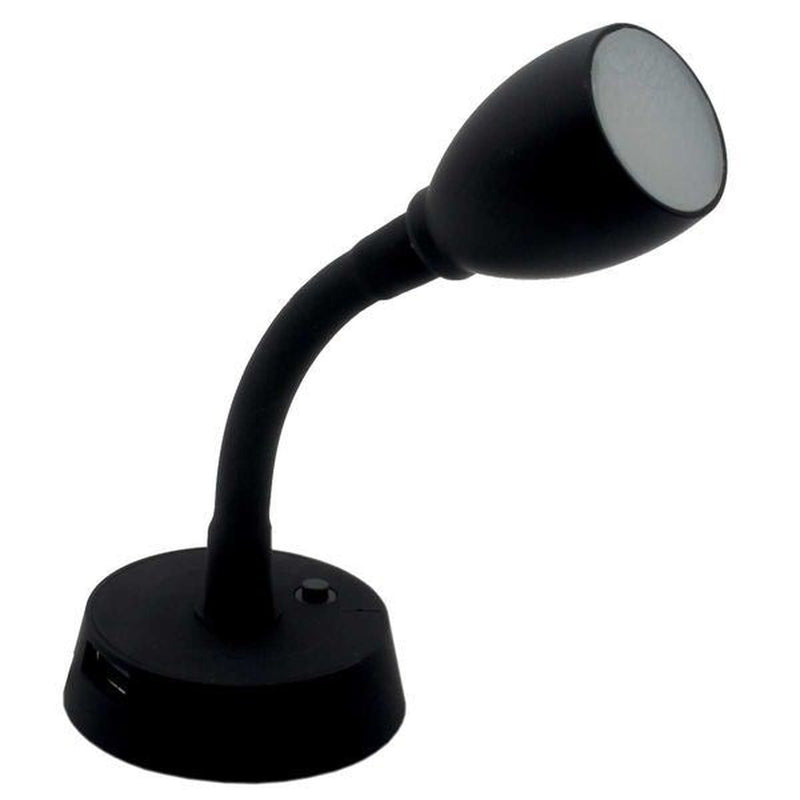 Dimatec Jolly Flexi Light 1.8W with USB Socket 4000K Matt Black