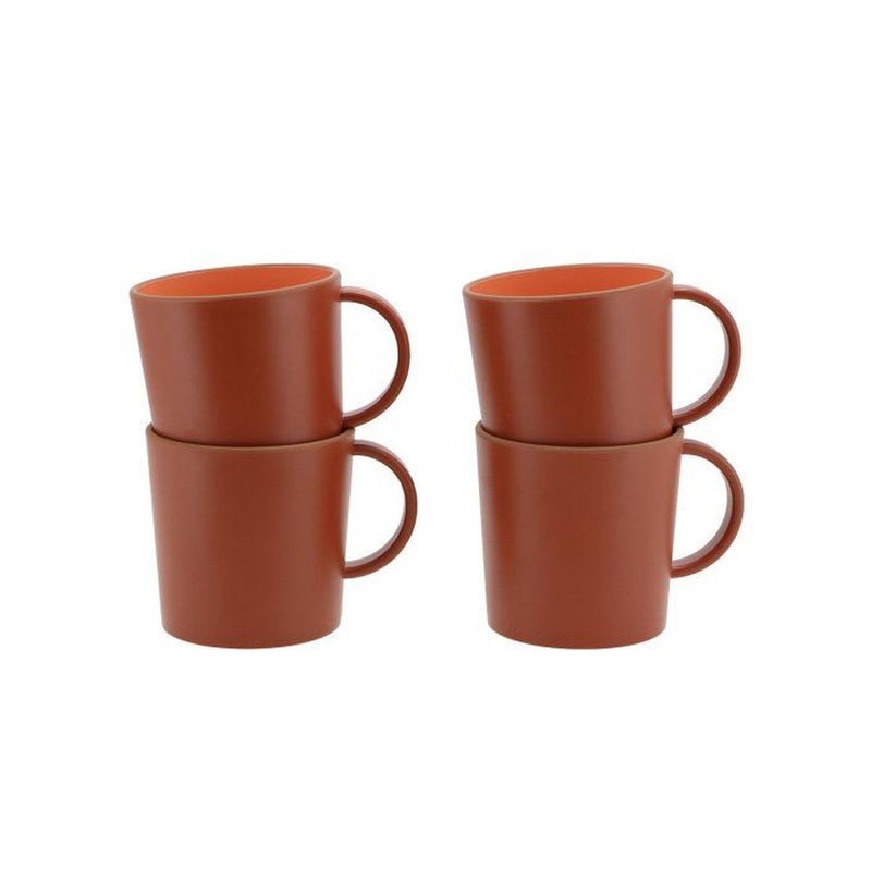 Travellife Avila (Rpet) Mug 4Pc Terracotta | UK Camping and Leisure