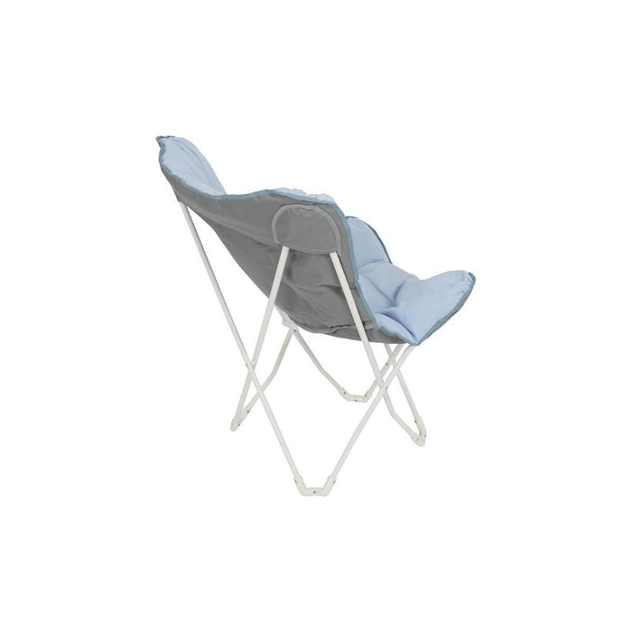 Bo-Camp Pastel Collection Relax Chair Murat Oxford Blue Bo-Camp - UK Camping And Leisure