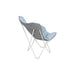 Bo-Camp Pastel Collection Relax Chair Murat Oxford Blue Bo-Camp - UK Camping And Leisure
