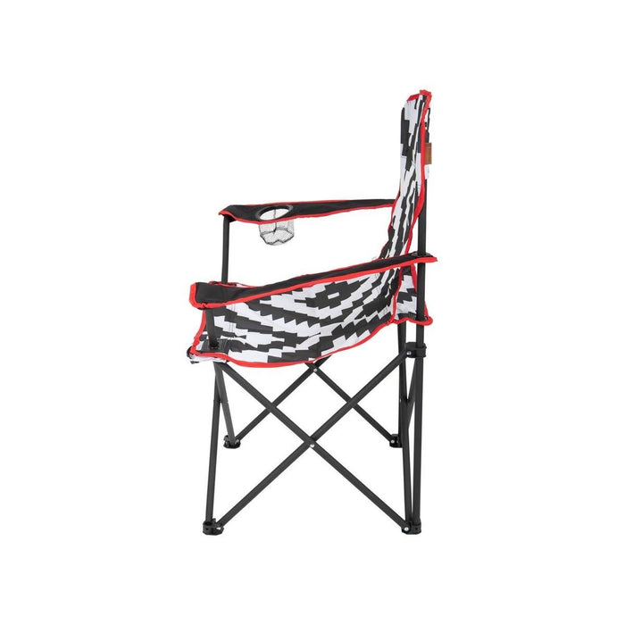 Bo-Camp Urban Collection Folding Chair Madison Black/White Bo-Camp - UK Camping And Leisure