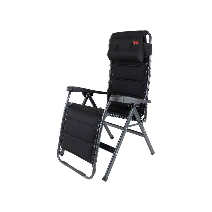 Crespo Zero Gravity Chair AP/232 Air Deluxe Black Crespo - UK Camping And Leisure