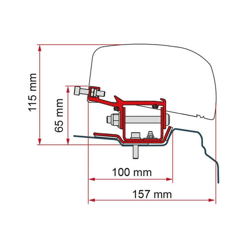 Fiamma Kit for Renault Trafic F40 L1: Upgrade Your Van's Awning System Fiamma - UK Camping And Leisure