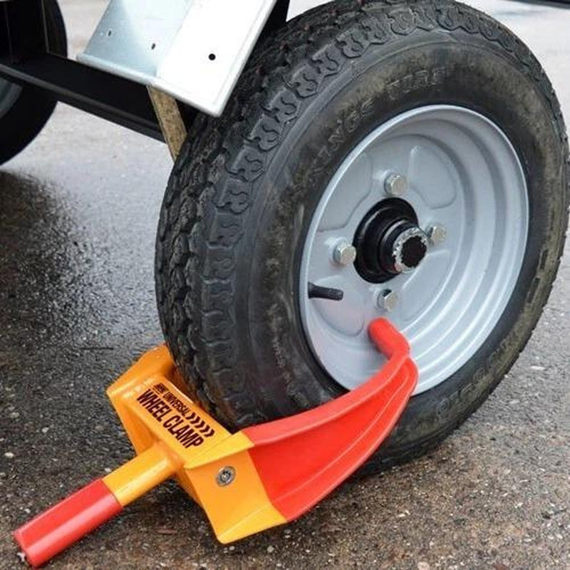 Maypole Security Universal Motorcycle Car Caravan Claw Jaw Wheel Clamp - View 7