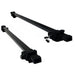 Summit SUM-001 Roof Bar to Fit Cars with Running Rails, Black Steel Summit - UK Camping And Leisure
