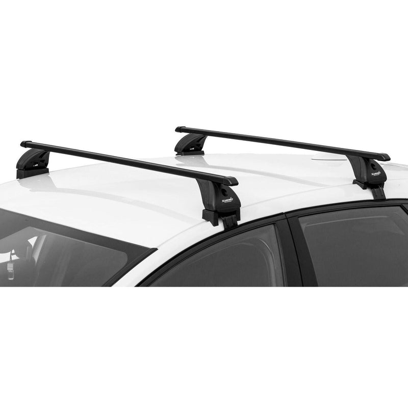 Summit Premium Steel Standard Roof Multi-Fit Roof Bars, Lockable, 1.2m, 2 Bar System - View 3