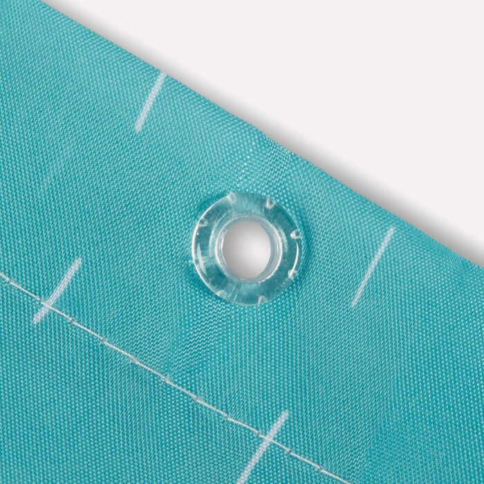 Shower Curtain Green Dash 2349 Rayen - UK Camping And Leisure