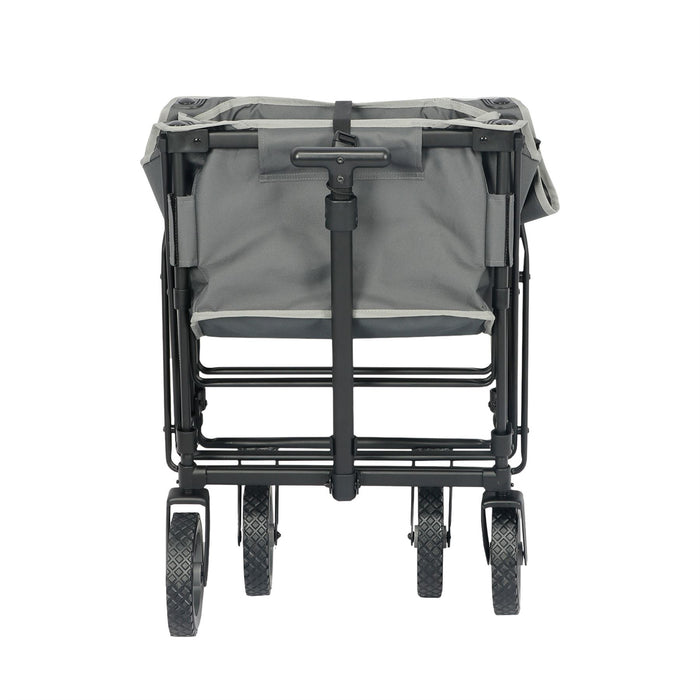 Quest Autograph Atlas Carry Cart Pull Along Trolley (Black Edition) Quest - UK Camping And Leisure