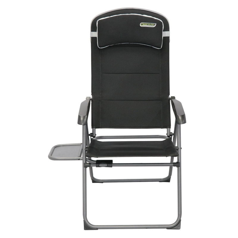 Quest Vienna Pro Recline Camping Caravan Chair with Side Table Quest - UK Camping And Leisure