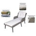 Dellonda Buxton Rattan Wicker Outdoor Sun Lounger DG74 Dellonda - UK Camping And Leisure