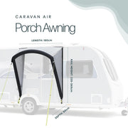 Leisurewize Griffon Inflatable Caravan Door Canopy Porch - View 3